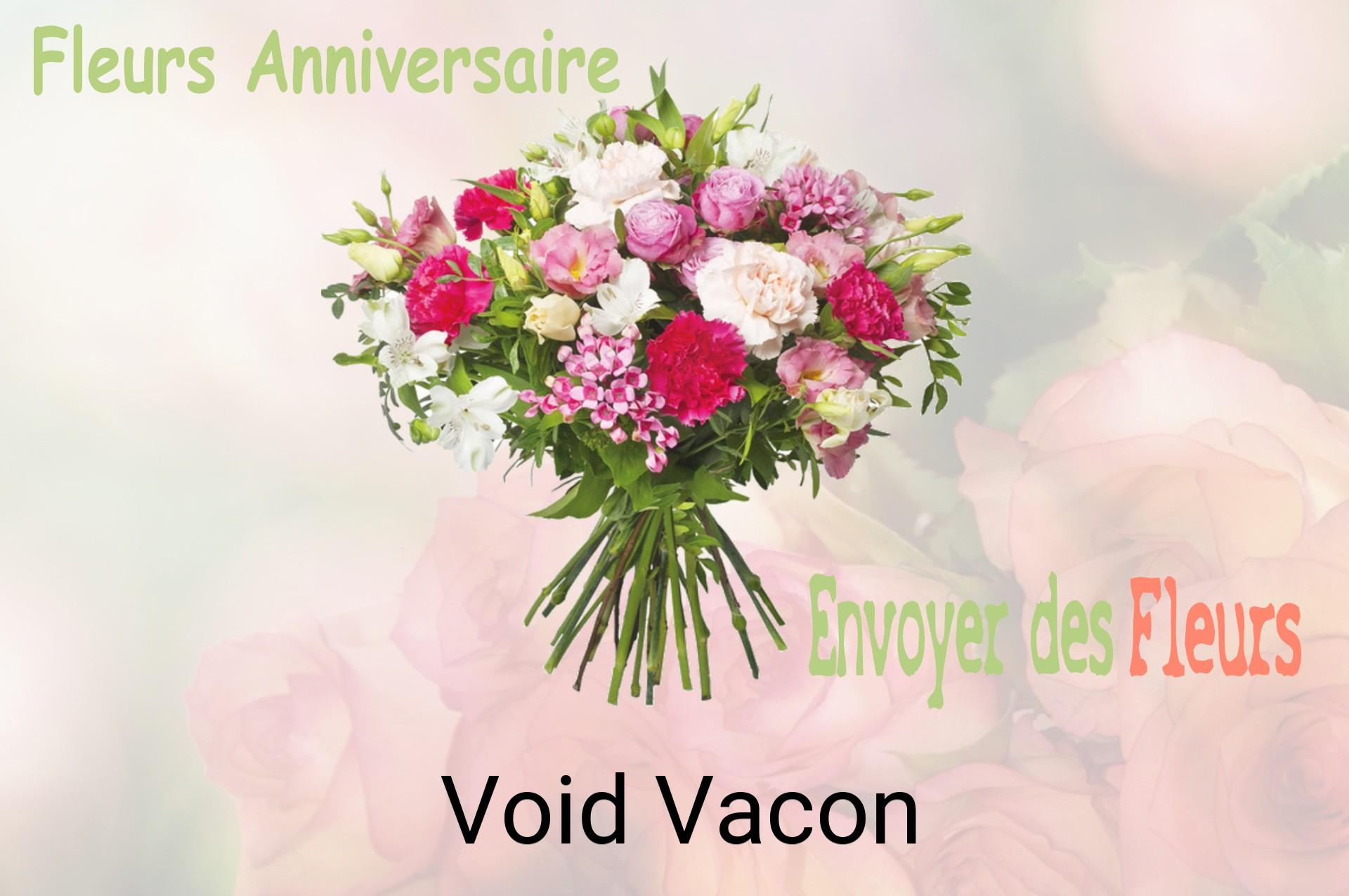 Bouquet de fleurs d’anniversaire livré à Void-Vacon