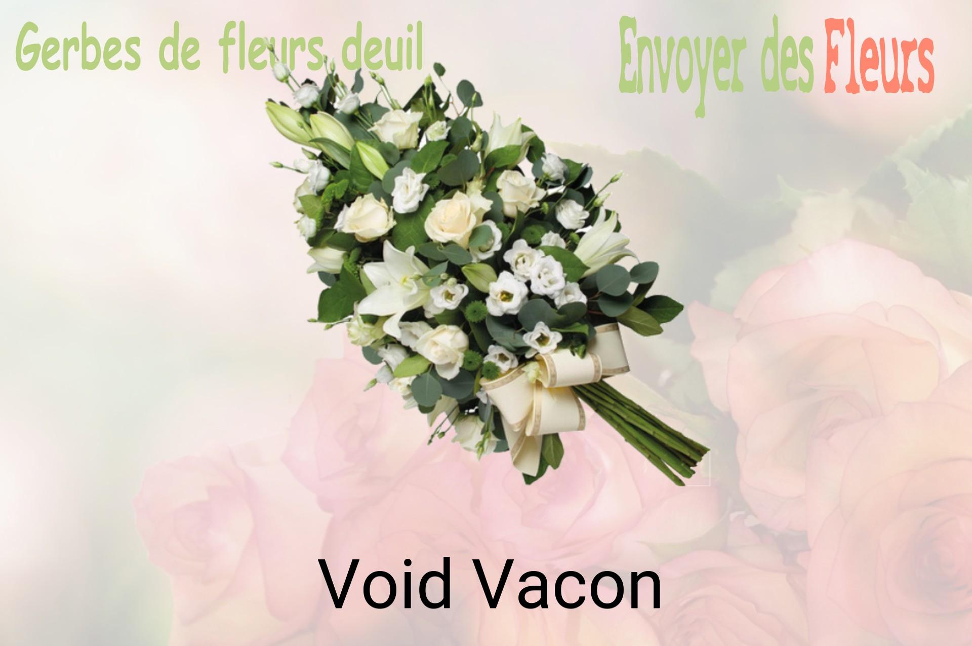 Gerbe de fleurs de deuil livrée à Void-Vacon